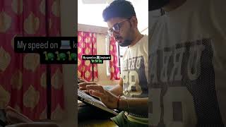 Laptop keyboard par 🐢 mobile keyboard par 🚀 viralvideo shortvideos ytshorts funny trending [upl. by Vacuva304]