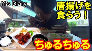 【定食4】奈良「麺処ちゅるちゅる」：カリカリのから揚げ！相変わらず美味しいうどん！ [upl. by Ruffin633]