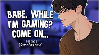 SPICY Relaxing Your Gamer Boyfriend Under the Desk Boyfriend ASMR Roleplay [upl. by Phare416]