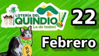 Resultado LOTERIA DEL QUINDIO Jueves 22 de Febrero de 2024 [upl. by Schecter442]