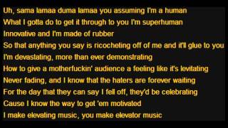 RAP GOD FAST PART Lyrics [upl. by Mullac]