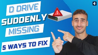 D Drive Suddenly Missing in Windows 1011 Solved with 5 Solutions [upl. by Hayilaa363]