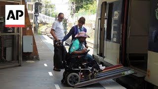 Paris has become more accessible for disabled Will it last after the Olympics and Paralympics [upl. by Healy]