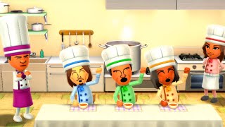 Wii Party U Minigames  Johnny Depp Vs Narae Vs Daisuke Vs Faustine Master CPU [upl. by Lubet]