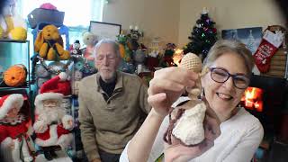 Mystery Box Day 13 25 Days of Mini Crocheted Christmas Tree Ornaments Vlogmas 2023 Ep 53 [upl. by Gad829]