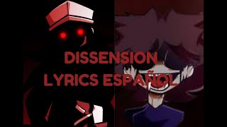 Dissension Lyrics Español FNF vs Hypnos Lullaby [upl. by Formica]