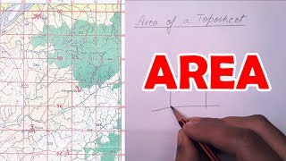 Area in a Toposheet  ICSE Geography [upl. by Akino326]