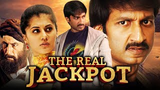 The Real Jackpot Sahasam  Gopichand Superhit Action Hindi Dubbed Movie l Taapsee Pannu Ali [upl. by Enihsnus]