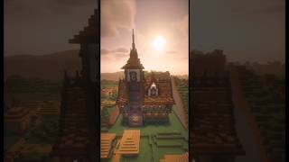 Minecraft Medieval Town Hall Timelapse minecraft medieval townhall timelapse [upl. by Tam]