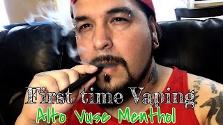 My first time VAPING Alto Vuse PROS and CONS of Vaping [upl. by Tiphani756]