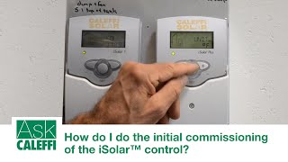 How do I do the initial commissioning of the iSolar™ control [upl. by Laud]