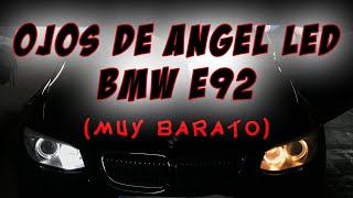 Ponemos OJOS de ANGEL angeleyes BLANCOS BMW E92👼🏻🦈 [upl. by Annabela]