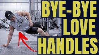 Love Handle Workout For Men At Home Only 4 Moves [upl. by Kcirtemed]