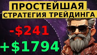 САМАЯ простая стратегия Трейдинга для новичков в 2024 Торговля на Биткоине Разбор сделки Фьючерсы [upl. by Addia285]