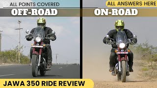 2024 Jawa 350cc Ride Review  OffRoad amp OnRoad Experience Of This New Retro Classic Motorcycle [upl. by Benco124]