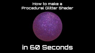 How to make a Procedural Glitter Material in Blender [upl. by Erkan]