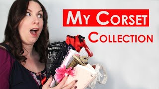 MY CORSET COLLECTION  Corset Story Time [upl. by Eelarak156]