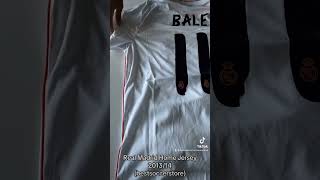 Real Madrid Home Jersey 201314 bestsoccerstore football realmadrid rm footballshirts bale [upl. by Attey26]