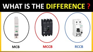 MCB MCCB amp RCCB circuit breaker differences circuitbreaker electrical mcb breaker [upl. by Haakon39]