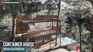 Container House Crafting a Unique Family Home in Bushland [upl. by Larina]