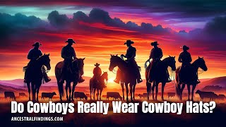 Do Cowboys Really Wear Cowboy Hats  Ancestral Findings Podcast [upl. by Chic]