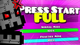 THE BEST FULL VERSION quotPress Start Fullquot 22 XL level  Geometry Dash [upl. by Aisek680]