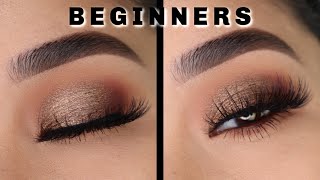 EASY Eyeshadow Tutorial For Hooded Eyes [upl. by Larred]