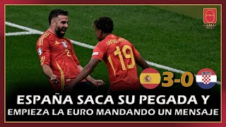 💪 ¡ESPAÑA GOLEA A CROACIA A BASE DE PEGADA Y EMPIEZA LA EUROCOPA MANDANDO UN MENSAJE 💪 [upl. by Atteinotna]