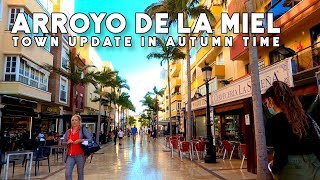 Benalmadena Arroyo de la Miel Latest Update Autumn October 2021 Costa del Sol  Málaga Spain 4K [upl. by Tucker317]