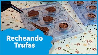 Como Rechear e Fechar Trufas de Chocolate de Forma Fácil [upl. by Nichola]