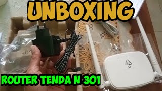 Unboxing Router Tenda N301 dan cara setting [upl. by Fairweather]