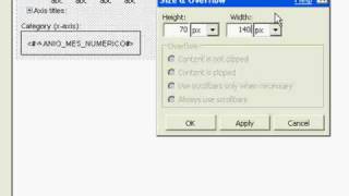 Cognos Tutorial  Sparklines inside a Crosstab [upl. by Nosak12]