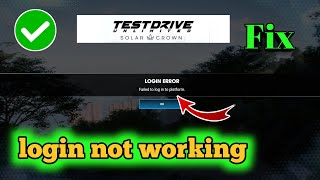 Fix test drive unlimited login error failed to log in platform Server error connection timeout [upl. by Onaimad]