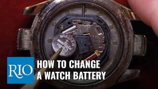 How To Replace A Watch Battery [upl. by Littman]