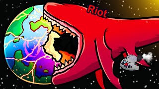 Why is RIOT ATTACKING the EARTH in Among Us [upl. by Sinnel]