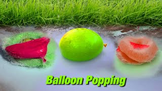 Incredible Water Balloon Colorful Popping [upl. by Yenolem]