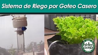 Sistema de Riego por Goteo Casero [upl. by Razec]