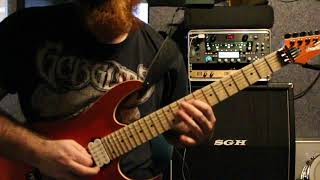 Revocation  Of Unworldly Origin Solo Cover [upl. by Jamieson861]