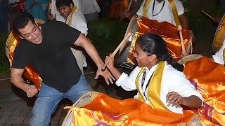 Salman Khans ZABARDAST Faadu Dance On Nashik Dhol At Ganpati Visarjan With Family [upl. by Aietal]