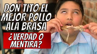 😋DELICIOSO ALMUERZO EN LA POLLERÍA DON TITO EL MEJOR POLLO A LA BRASA DE LIMA PERÚ ¿VALIO LA PENA4K [upl. by Bencion394]