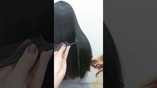 cysteine treatment youtube youtubeshorts keratintreatment hairtutorial virel [upl. by Ardnahcal]