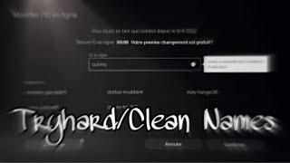 50 Sweaty Tryhard PSN Names Not Taken January 2024 Semi OGClean 5 Letter Names  🖤 [upl. by Stevie]