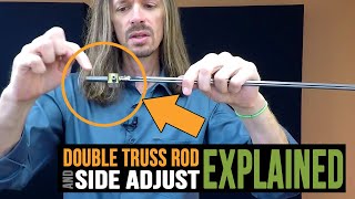 The Warmoth Double Truss Rod amp Side Adjustment Mechanism Explained [upl. by Ralat]