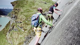 Klettersteig Mooserboden bei Kaprun  VERBUND [upl. by Ssac828]