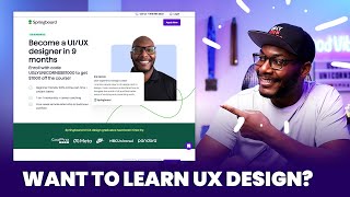 Want to learn UX Design with Springboard [upl. by Yrok]