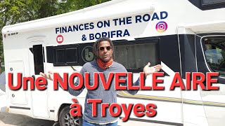 NOUVELLE aire de campingcars de Troyes [upl. by Omlesna]