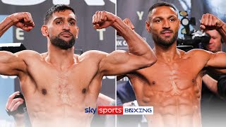 WEIGHIN Amir Khan vs Kell Brook 👊🏻💥 [upl. by Ungley]