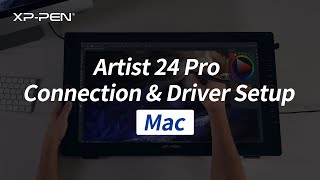 XPPEN Artist 24 Pro ConnectionampDriver Setup on Mac OS [upl. by Nolan866]