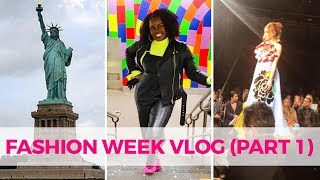 NYFW VLOG PART 1 MY FIRST TIME [upl. by Sally635]