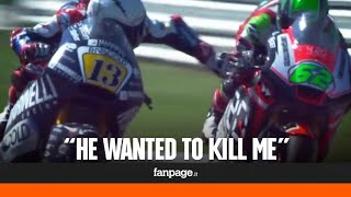 Moto 2 Romano Fenati fired for grabbing Manzi’s brake lever in Misano “He wanted to kill me” [upl. by Scharf]